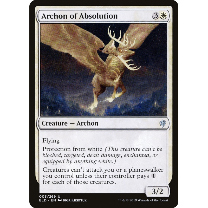Archon of Absolution (ELD-003) - Throne of Eldraine Foil