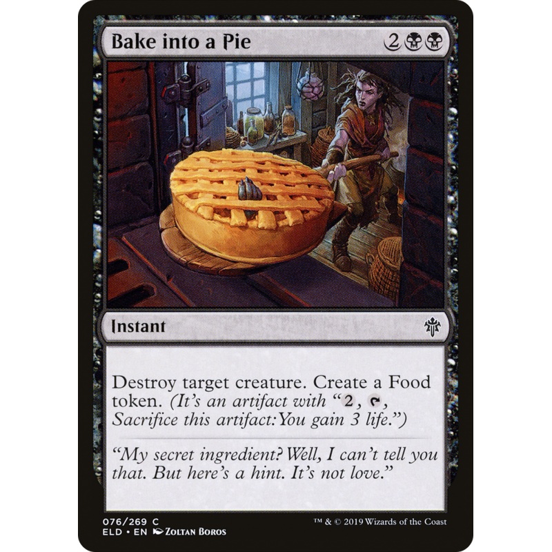 Bake into a Pie (ELD-076) - Throne of Eldraine Foil
