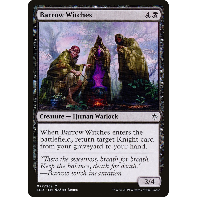 Barrow Witches (ELD-077) - Throne of Eldraine