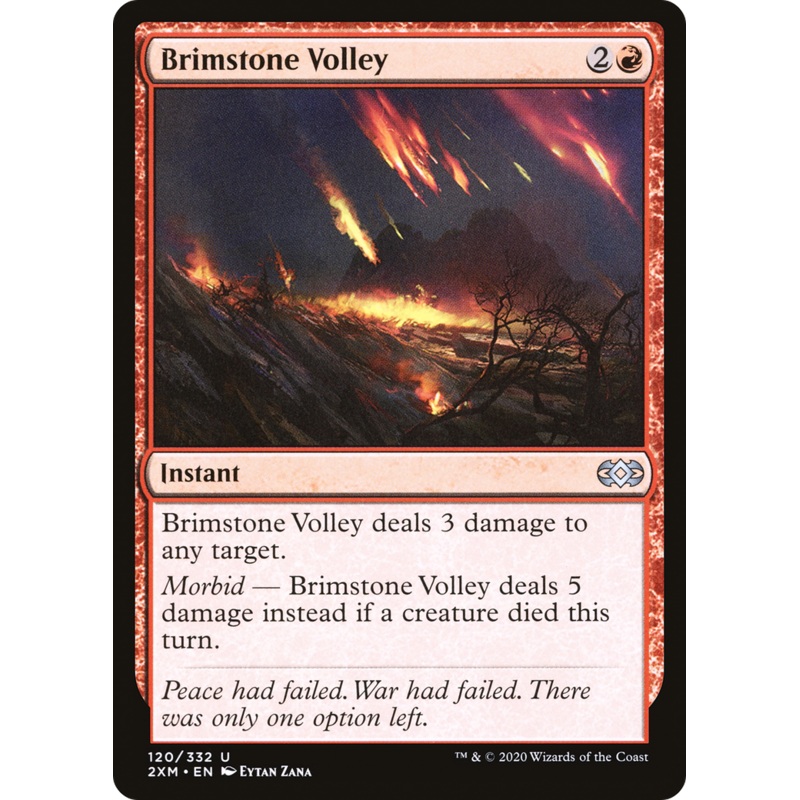 Brimstone Volley (2XM-120) - Double Masters Foil