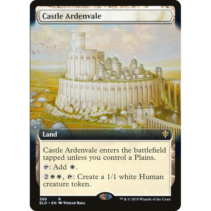 Castle Ardenvale (ELD-386) - Throne of Eldraine: (Extended Art) Foil