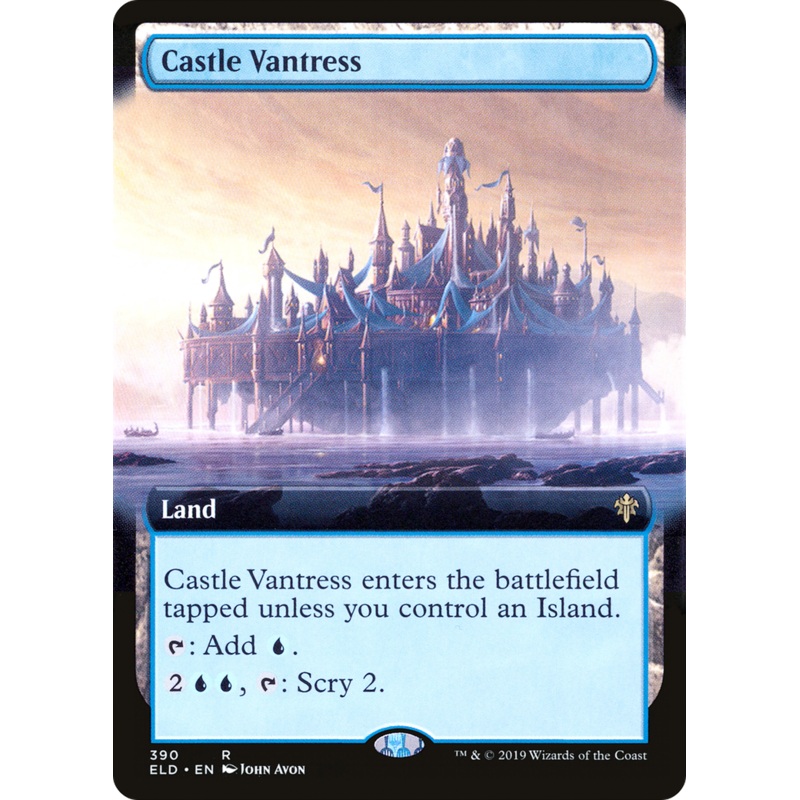 Castle Vantress (ELD-390) - Throne of Eldraine: (Extended Art)