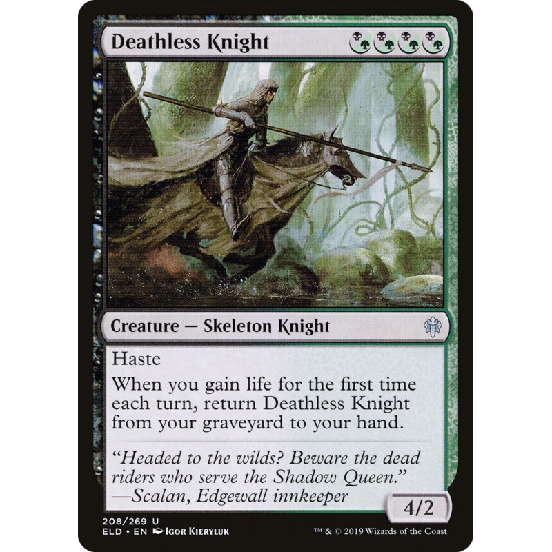 Deathless Knight (ELD-208) - Throne of Eldraine