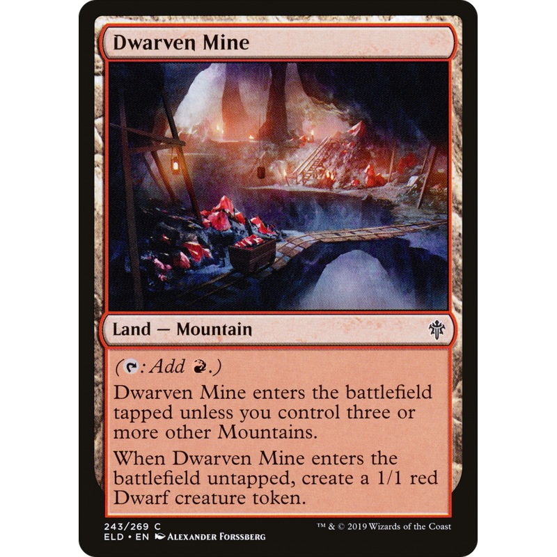 Dwarven Mine (ELD-243) - Throne of Eldraine Foil