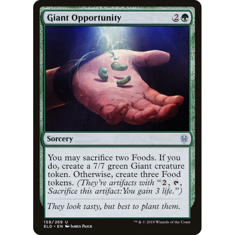 Giant Opportunity (ELD-159) - Throne of Eldraine