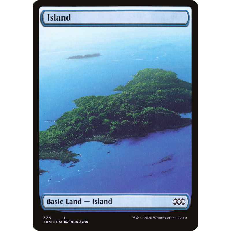 Island (2XM-375) - Double Masters Foil