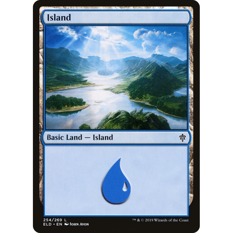 Island (ELD-254) - Throne of Eldraine Foil
