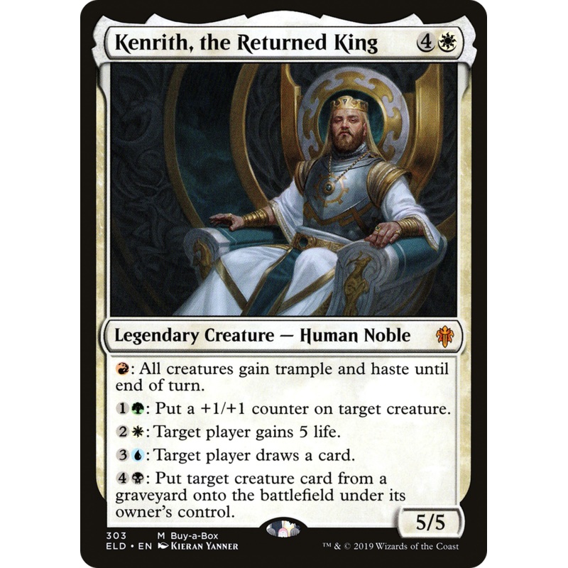 Kenrith, the Returned King (BABP-303) - Throne of Eldraine Foil
