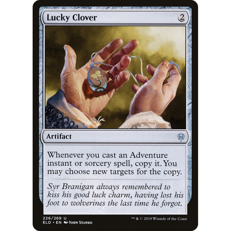 Lucky Clover (ELD-226) - Throne of Eldraine