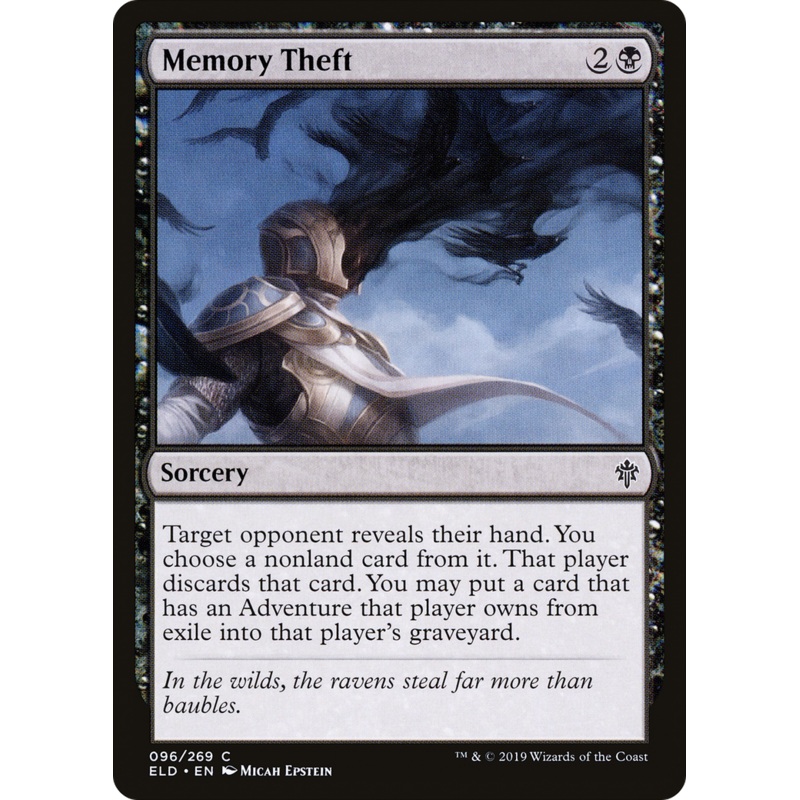Memory Theft (ELD-096) - Throne of Eldraine Foil