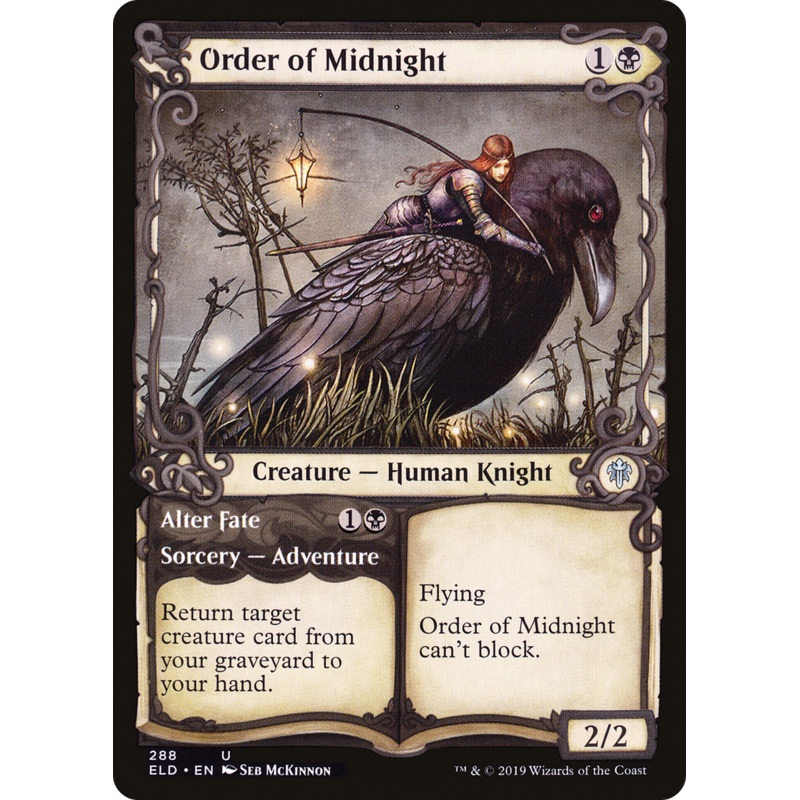 Order of Midnight // Alter Fate (ELD-288) - Throne of Eldraine: (Showcase) Foil