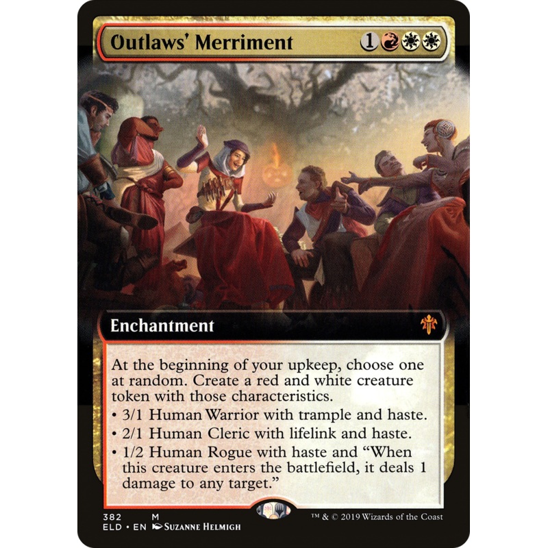 Outlaws' Merriment (ELD-382) - Throne of Eldraine: (Extended Art) Foil