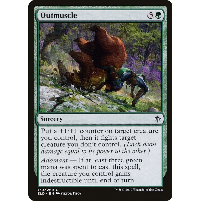 Outmuscle (ELD-170) - Throne of Eldraine