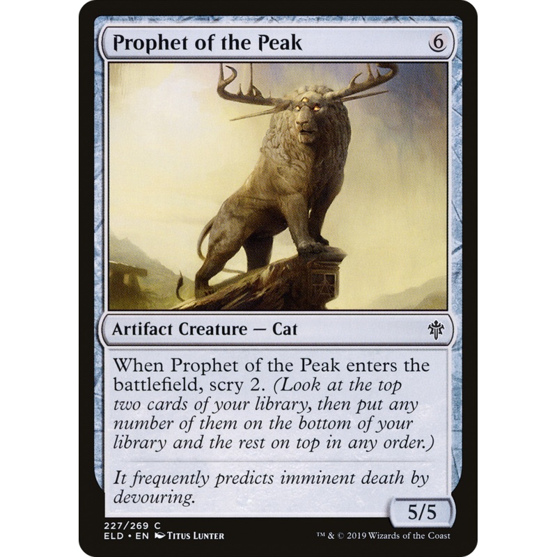 Prophet of the Peak (ELD-227) - Throne of Eldraine