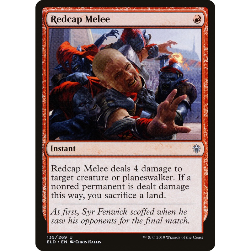 Redcap Melee (ELD-135) - Throne of Eldraine Foil