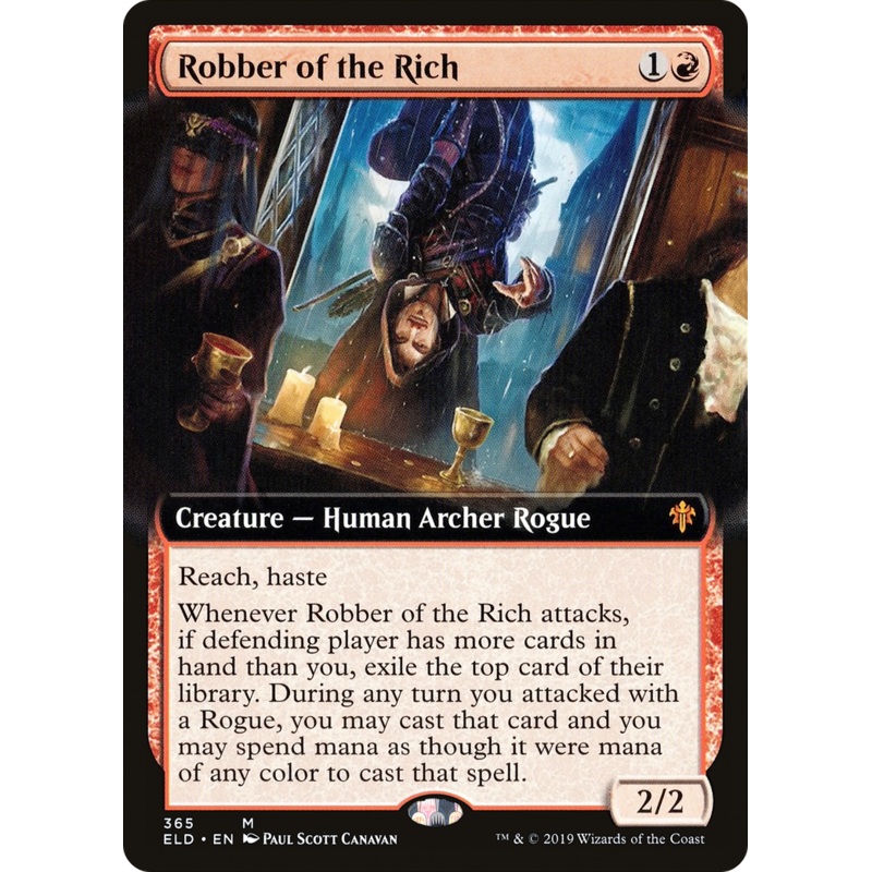 Robber of the Rich (ELD-365) - Throne of Eldraine: (Extended Art)