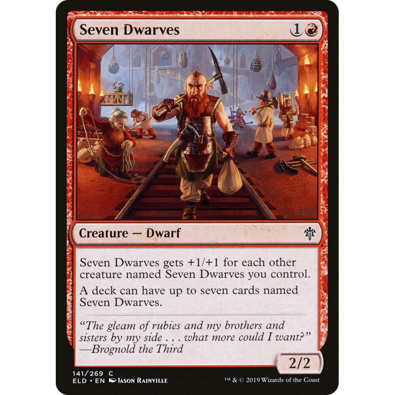 Seven Dwarves (ELD-141) - Throne of Eldraine