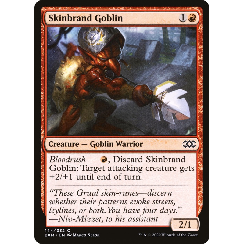 Skinbrand Goblin (2XM-144) - Double Masters