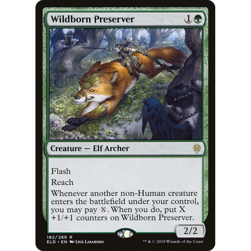 Wildborn Preserver (ELD-182) - Throne of Eldraine Foil