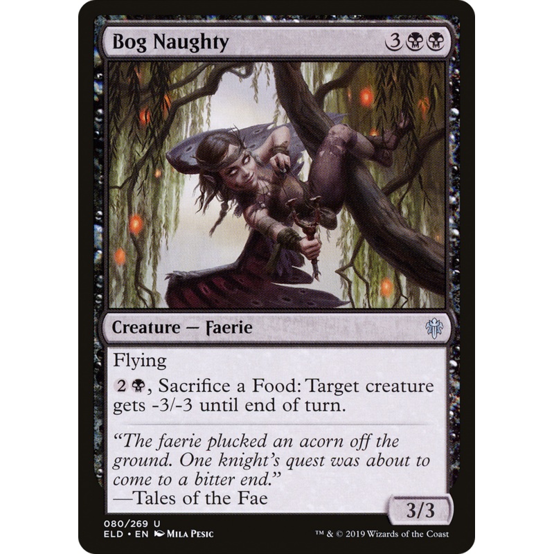 Bog Naughty (ELD-080) - Throne of Eldraine Foil