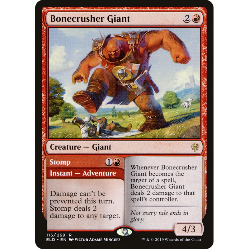 Bonecrusher Giant // Stomp (ELD-115) - Throne of Eldraine Foil