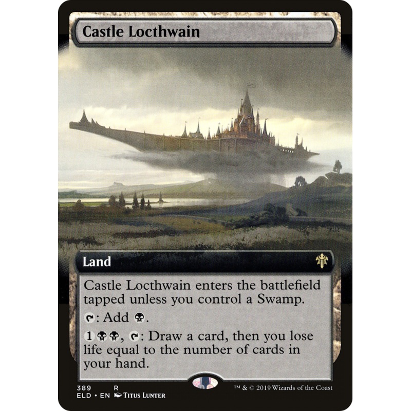 Castle Locthwain (ELD-389) - Throne of Eldraine: (Extended Art)