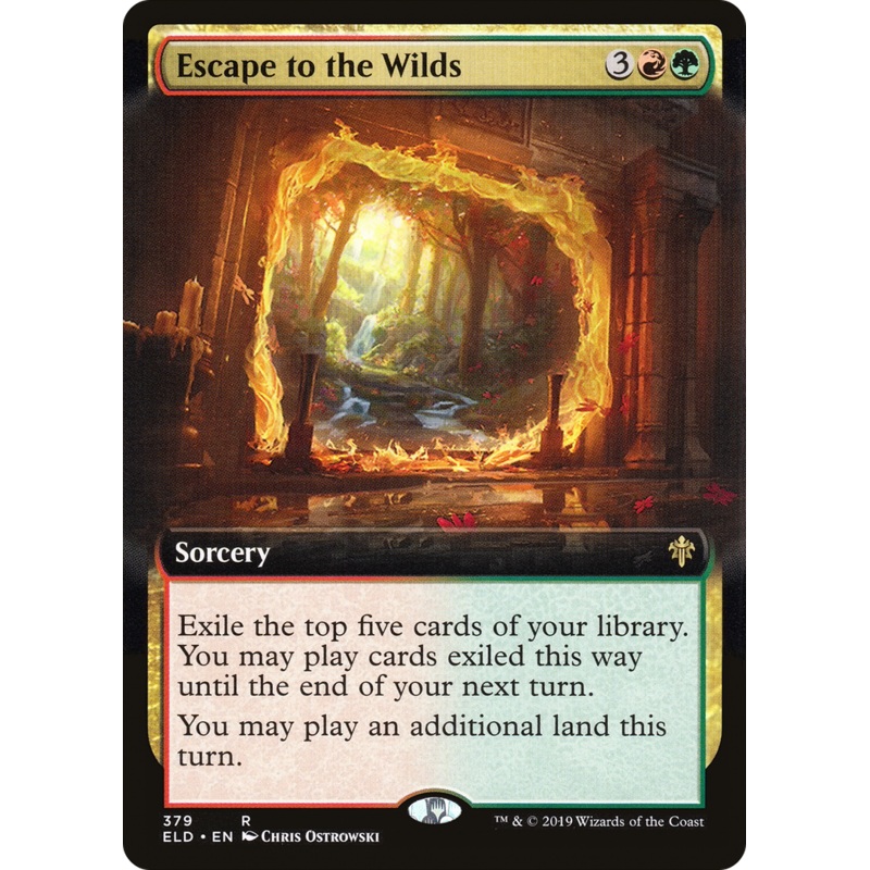Escape to the Wilds (ELD-379) - Throne of Eldraine: (Extended Art)