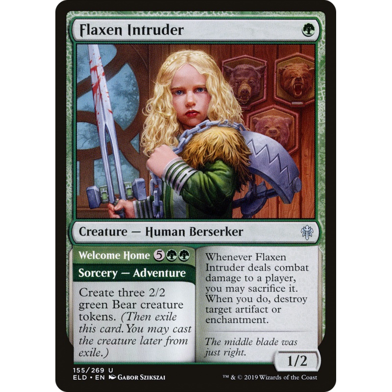Flaxen Intruder // Welcome Home (ELD-155) - Throne of Eldraine