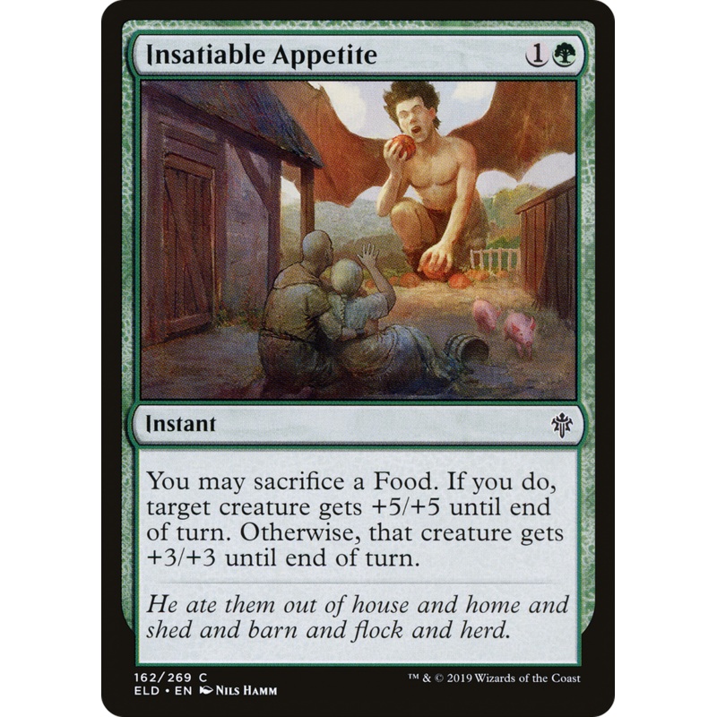 Insatiable Appetite (ELD-162) - Throne of Eldraine Foil