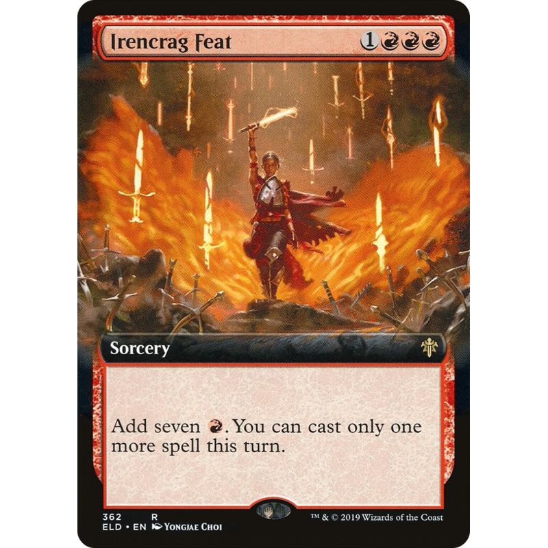 Irencrag Feat (ELD-362) - Throne of Eldraine: (Extended Art) Foil