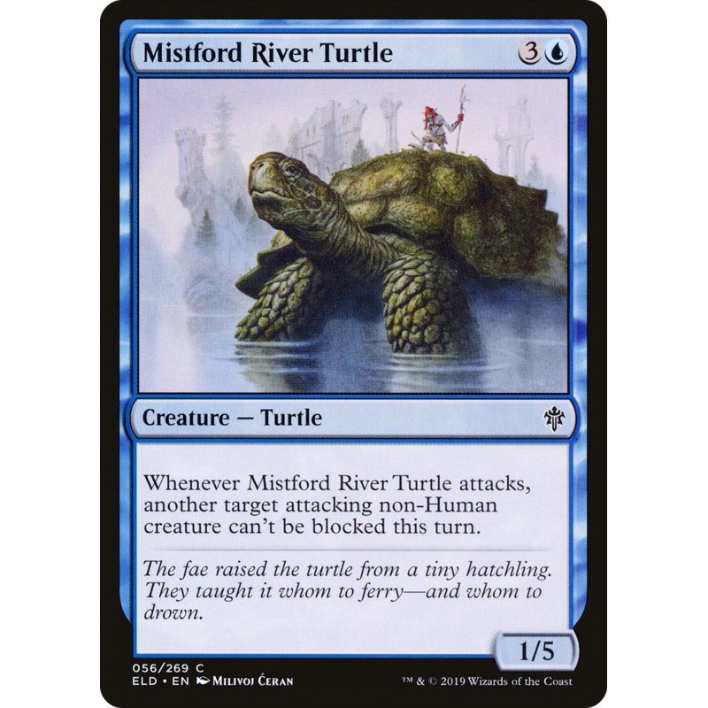 Mistford River Turtle (ELD-056) - Throne of Eldraine Foil