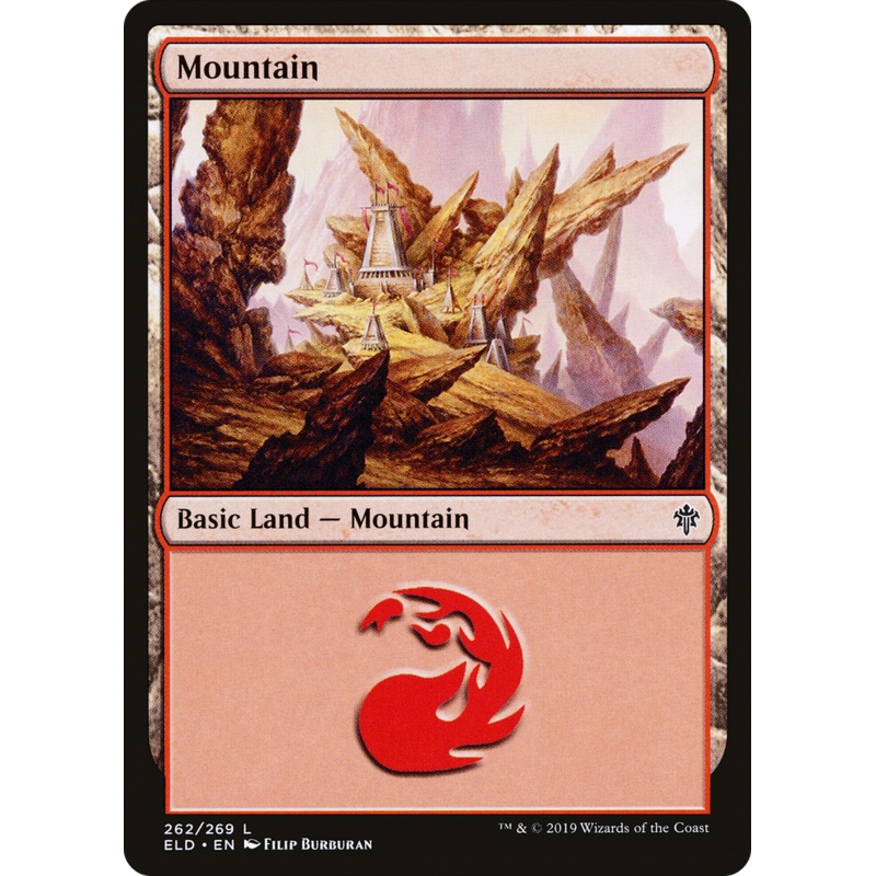 Mountain (ELD-262) - Throne of Eldraine Foil