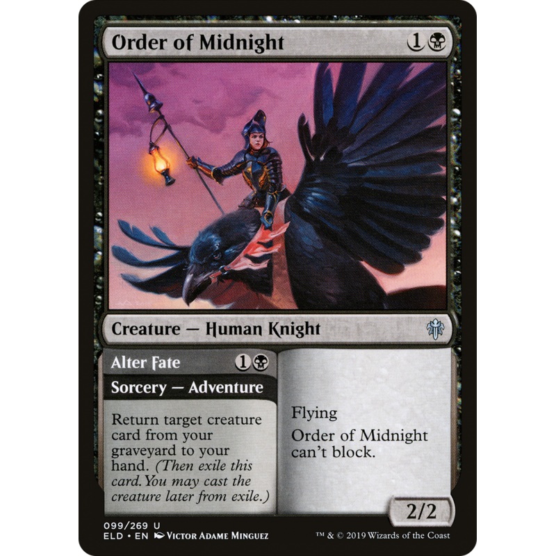 Order of Midnight // Alter Fate (ELD-099) - Throne of Eldraine Foil