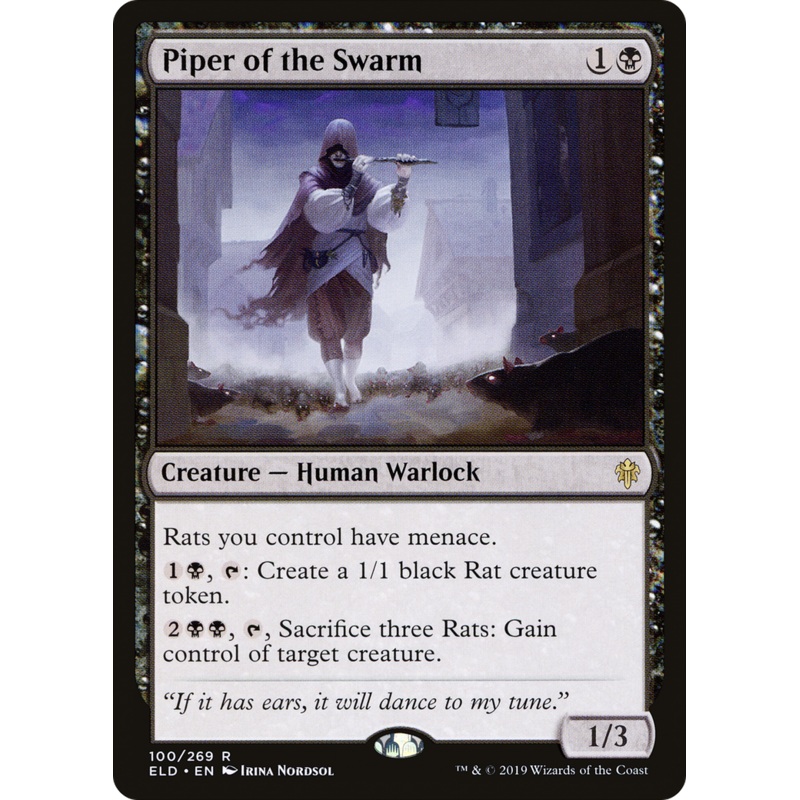 Piper of the Swarm (ELD-100) - Throne of Eldraine