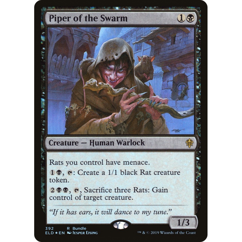 Piper of the Swarm (UMP-392) - Throne of Eldraine Foil
