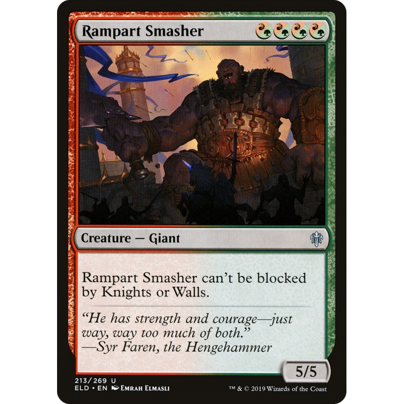 Rampart Smasher (ELD-213) - Throne of Eldraine
