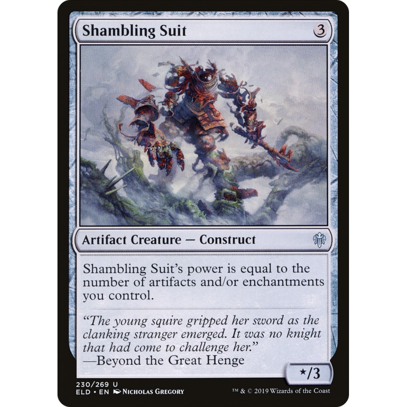 Shambling Suit (ELD-230) - Throne of Eldraine Foil