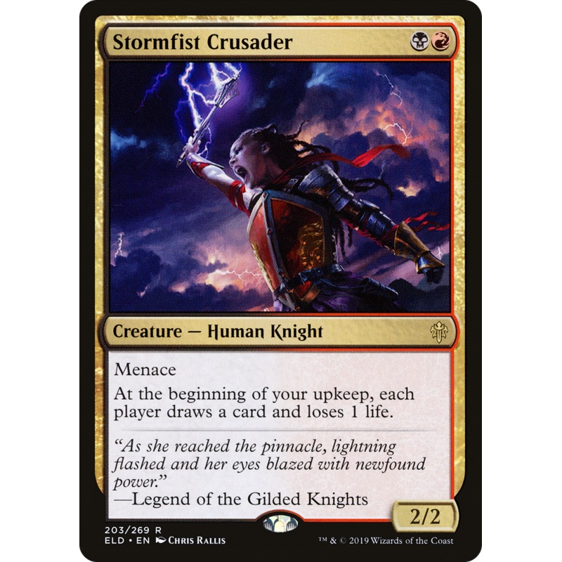 Stormfist Crusader (ELD-203) - Throne of Eldraine