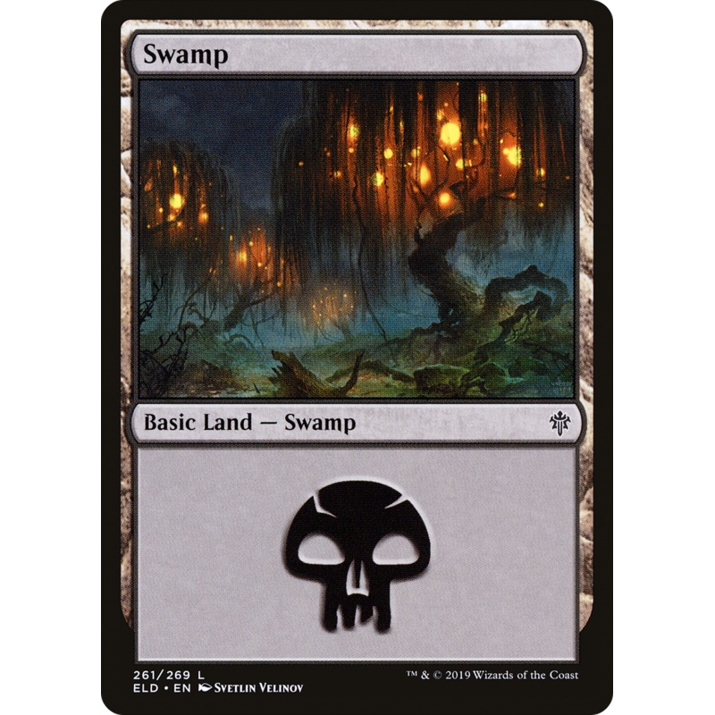 Swamp (ELD-261) - Throne of Eldraine Foil