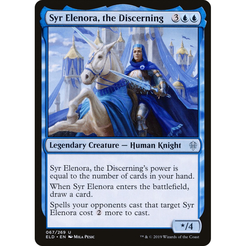 Syr Elenora, the Discerning (ELD-067) - Throne of Eldraine Foil