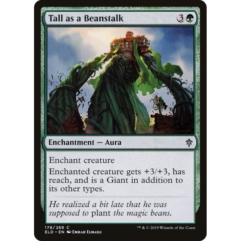 Tall as a Beanstalk (ELD-178) - Throne of Eldraine Foil