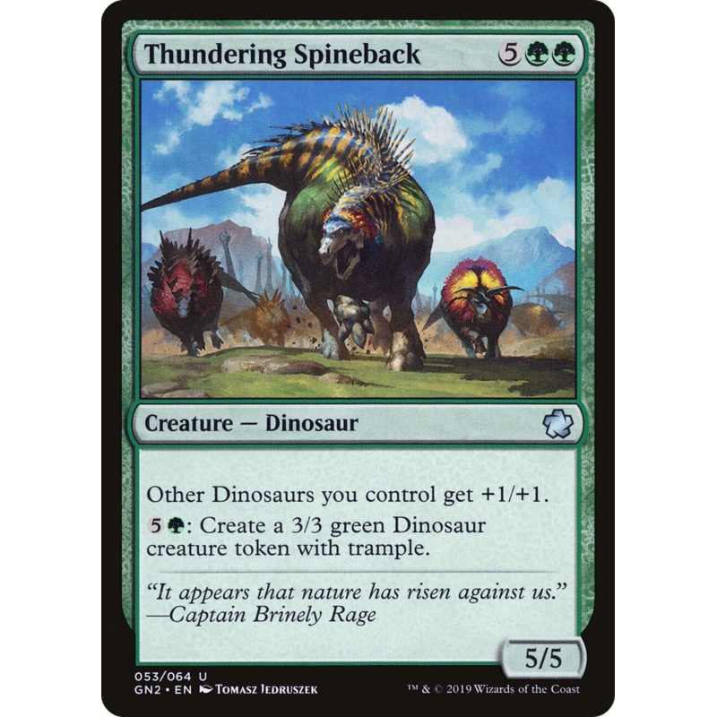 Thundering Spineback (GN2-053) - Game Night 2019