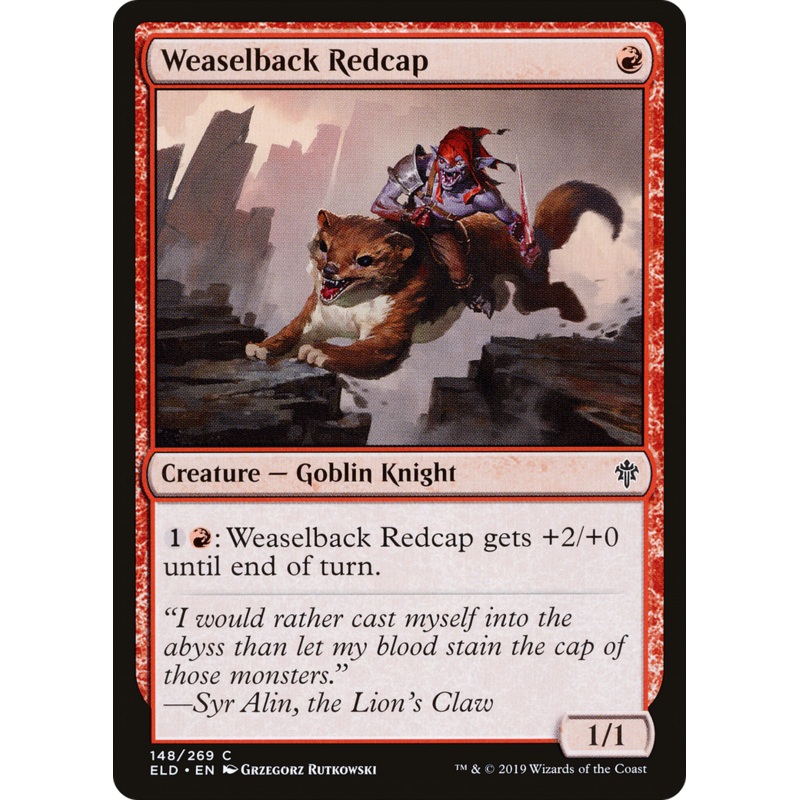 Weaselback Redcap (ELD-148) - Throne of Eldraine