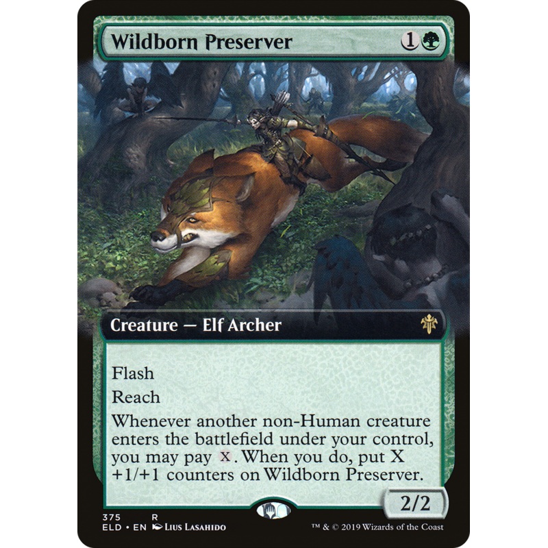 Wildborn Preserver (ELD-375) - Throne of Eldraine: (Extended Art)