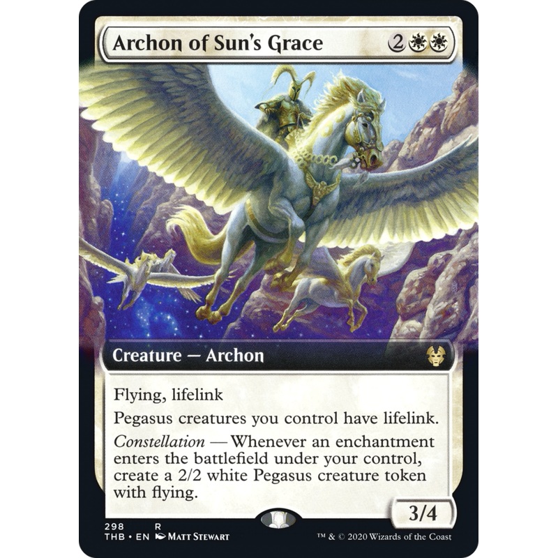 Archon of Sun's Grace (THB-298) - Theros Beyond Death: (Extended Art)