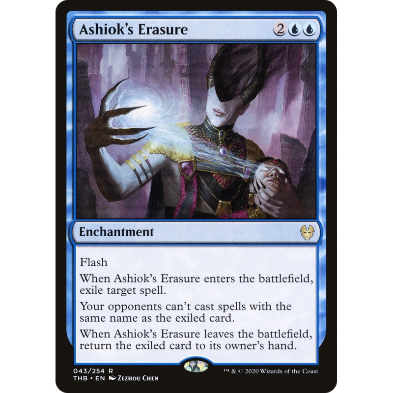 Ashiok's Erasure (THB-043) - Theros Beyond Death Foil