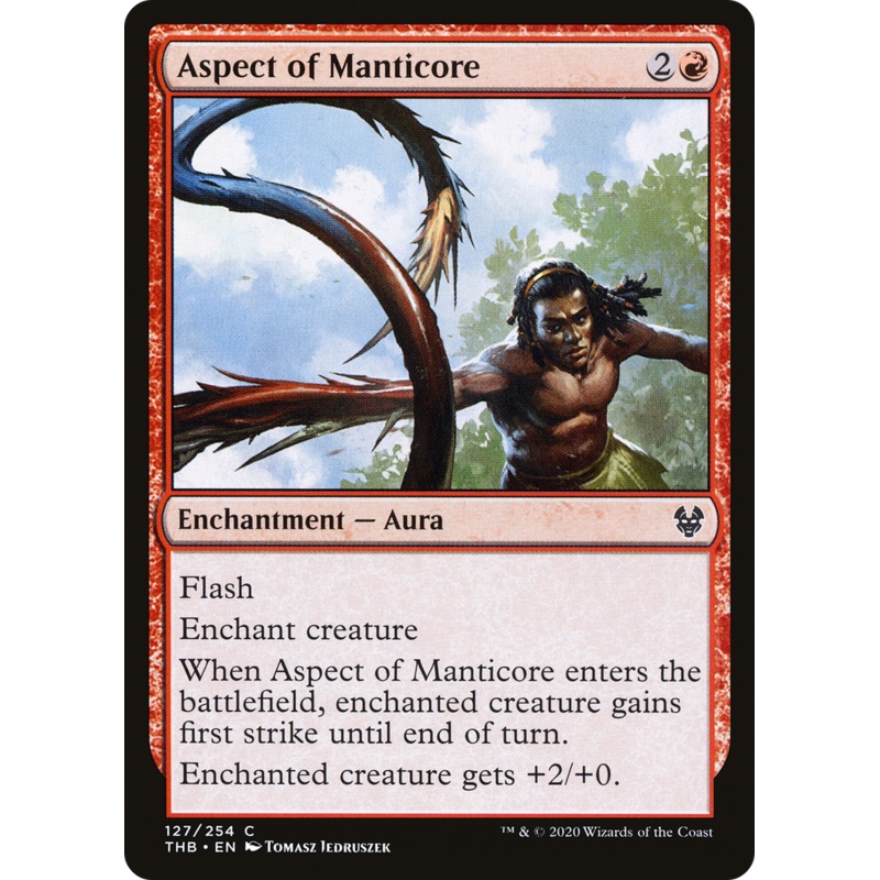 Aspect of Manticore (THB-127) - Theros Beyond Death Foil
