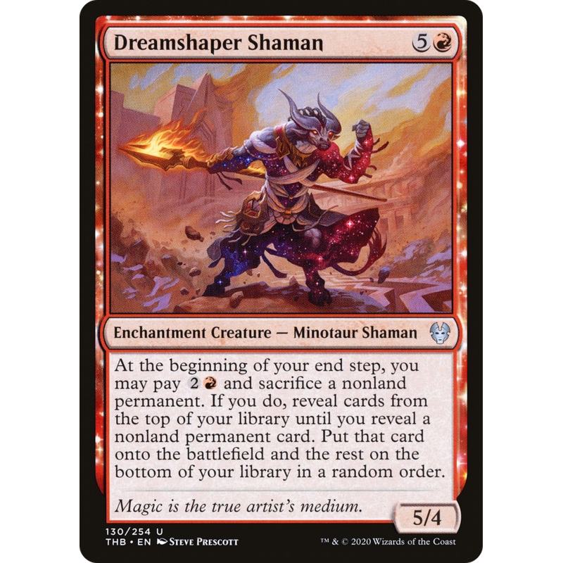 Dreamshaper Shaman (THB-130) - Theros Beyond Death: (enchantment) Foil