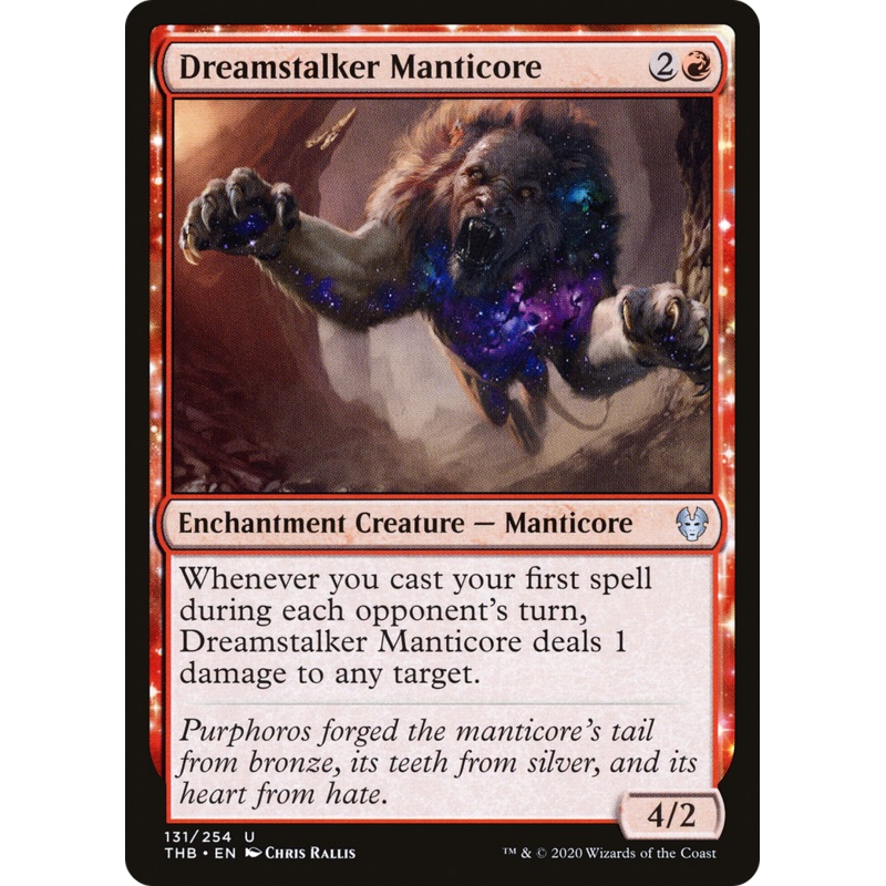 Dreamstalker Manticore (THB-131) - Theros Beyond Death: (enchantment) Foil