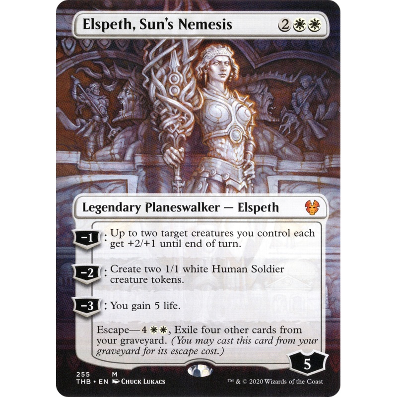 Elspeth, Sun's Nemesis (THB-255) - Theros Beyond Death (Borderless)